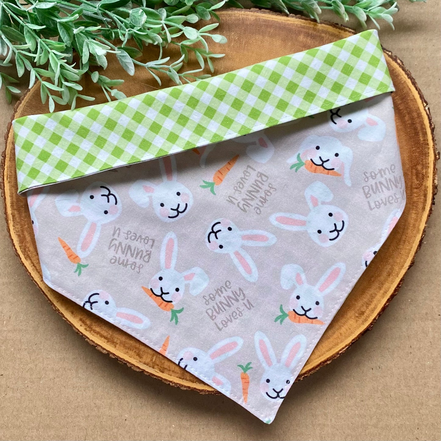 Bunny Time Dog Bandana