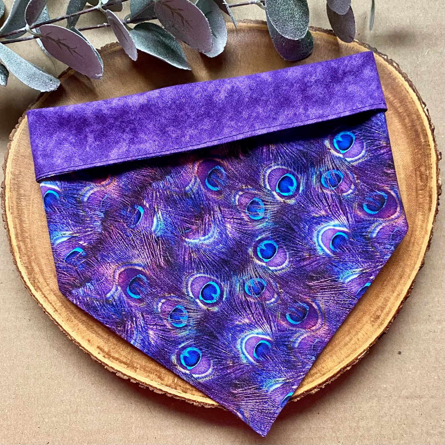 Feathered Haze Dog Bandana