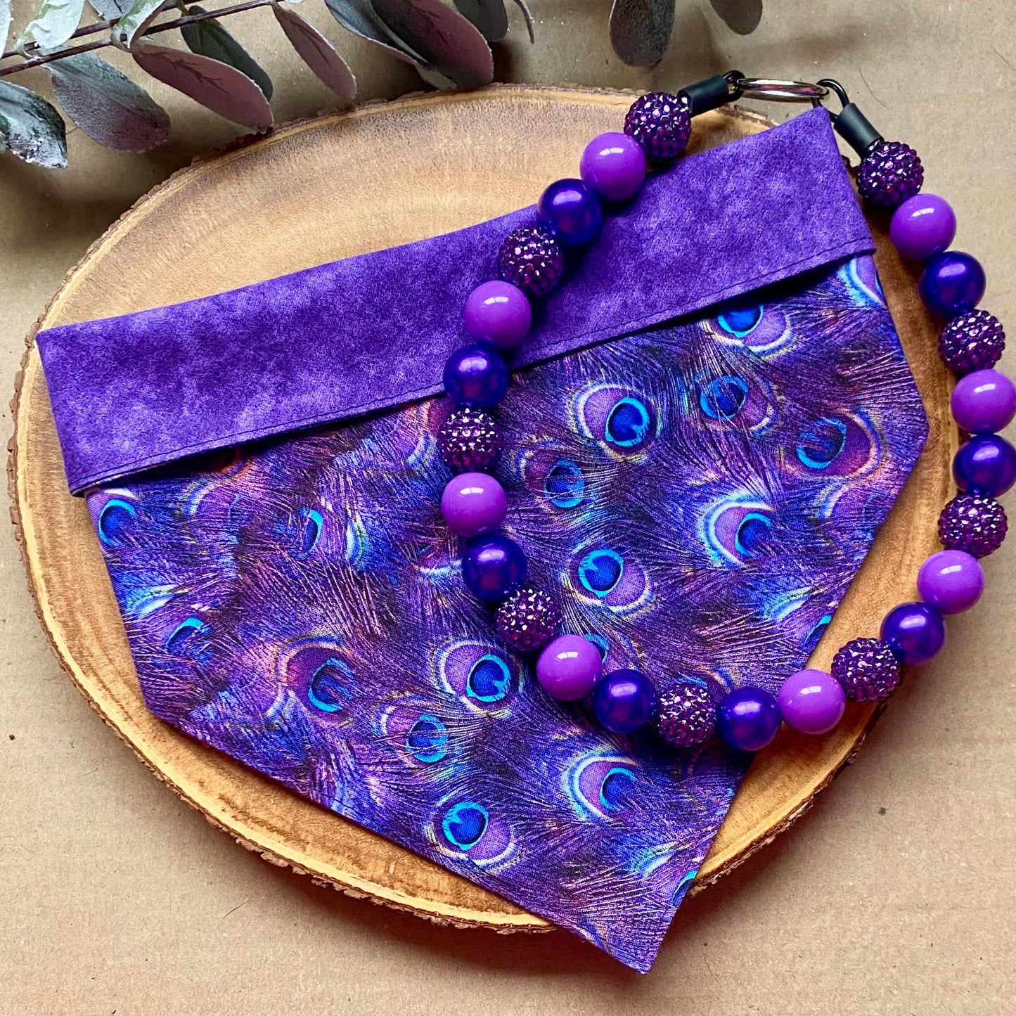 Feathered Haze Dog Bandana