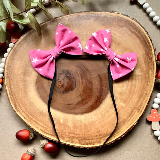 Pink Double Bows