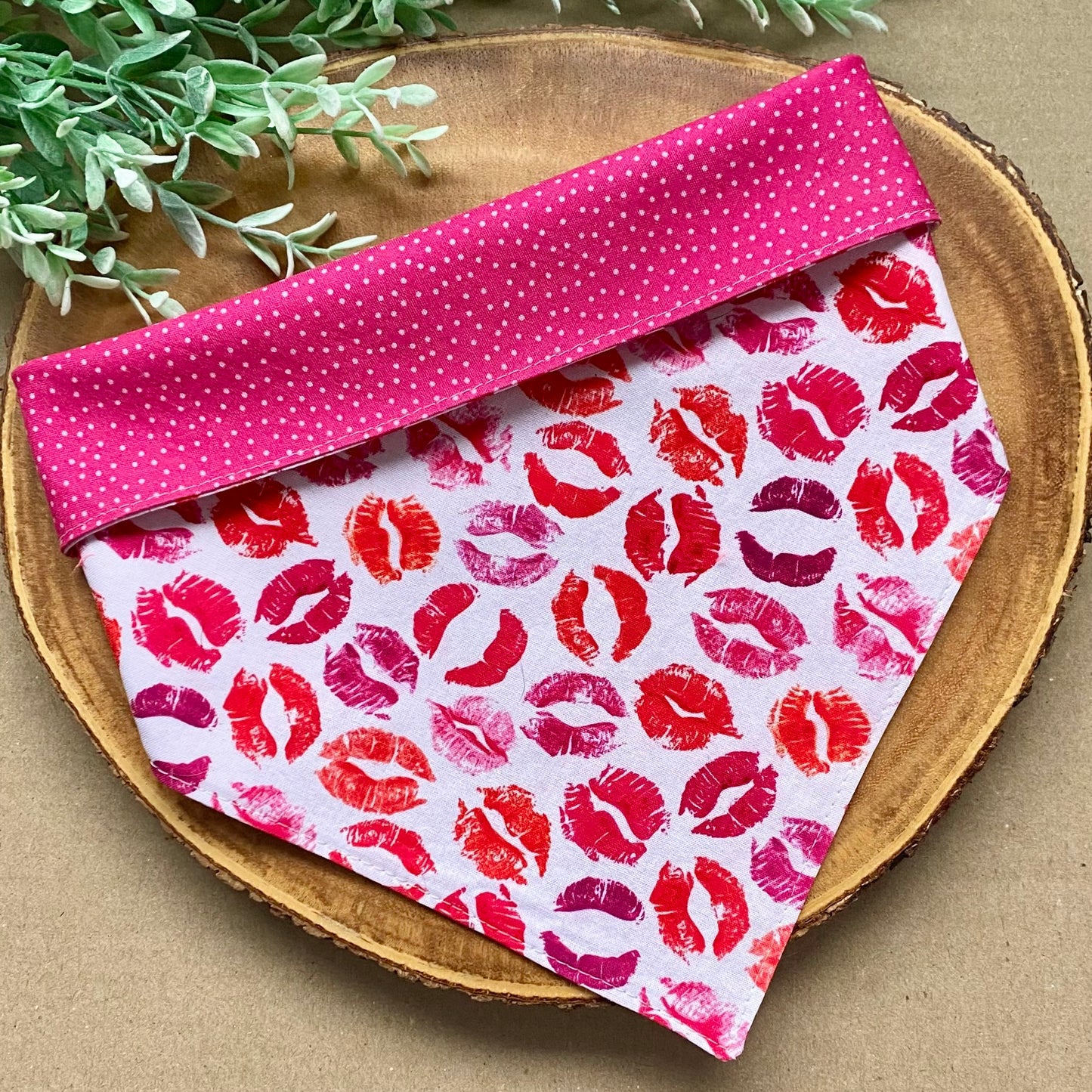 Kiss Kiss Valentine Dog Bandana