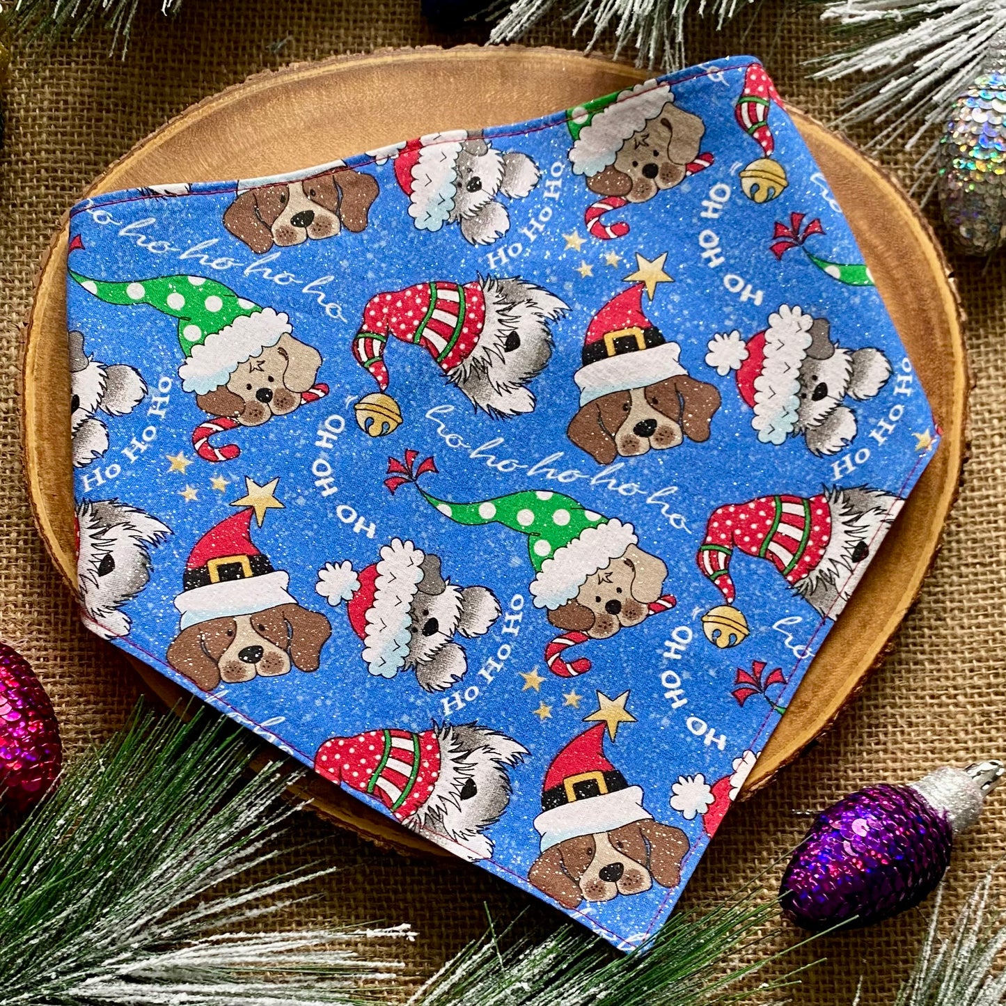 Santa Paws Dog Bandana