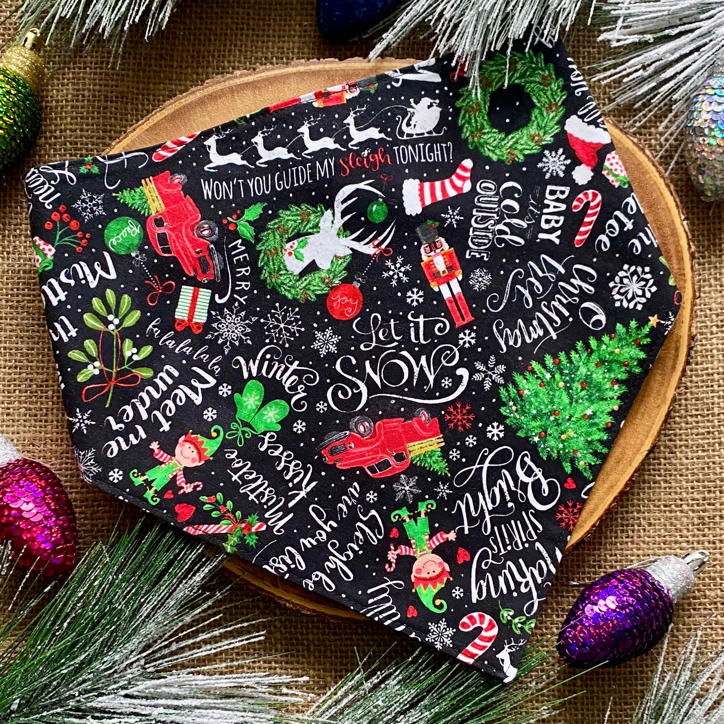 Holiday Love Dog Bandana