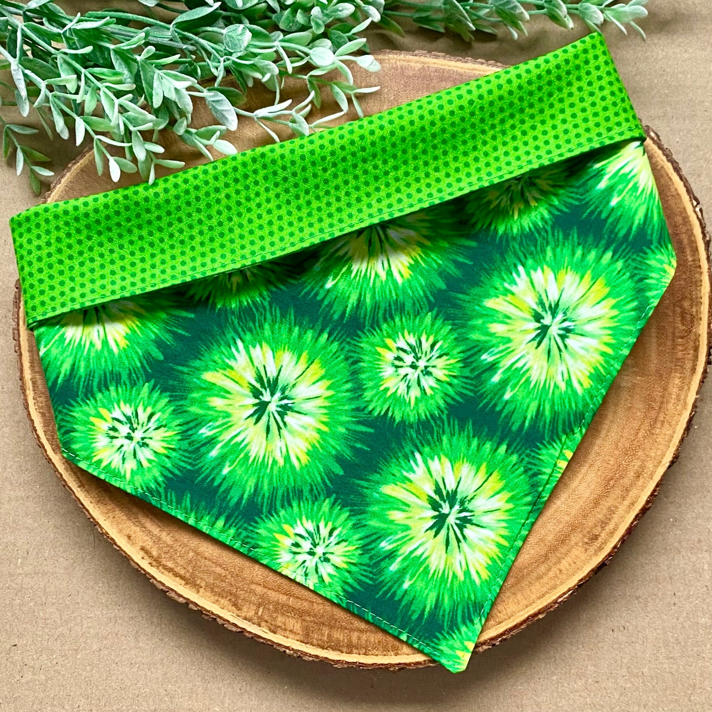 Spring Tie Dye Dog Bandana