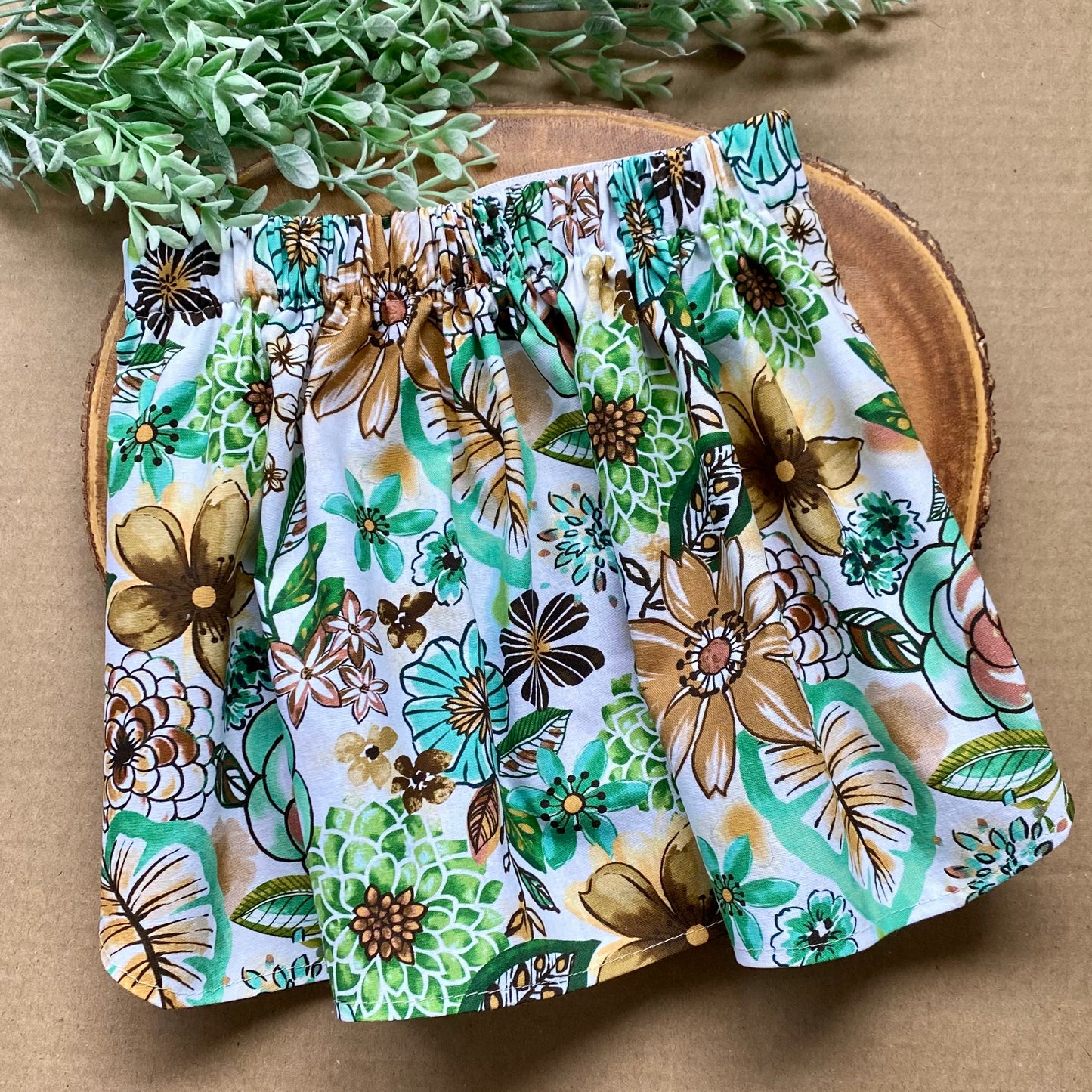 Summer Bouquet Dog Skirt 2.0 by Bully Love Boutique, featuring a colorful floral design on a lightweight fabric for dogs.