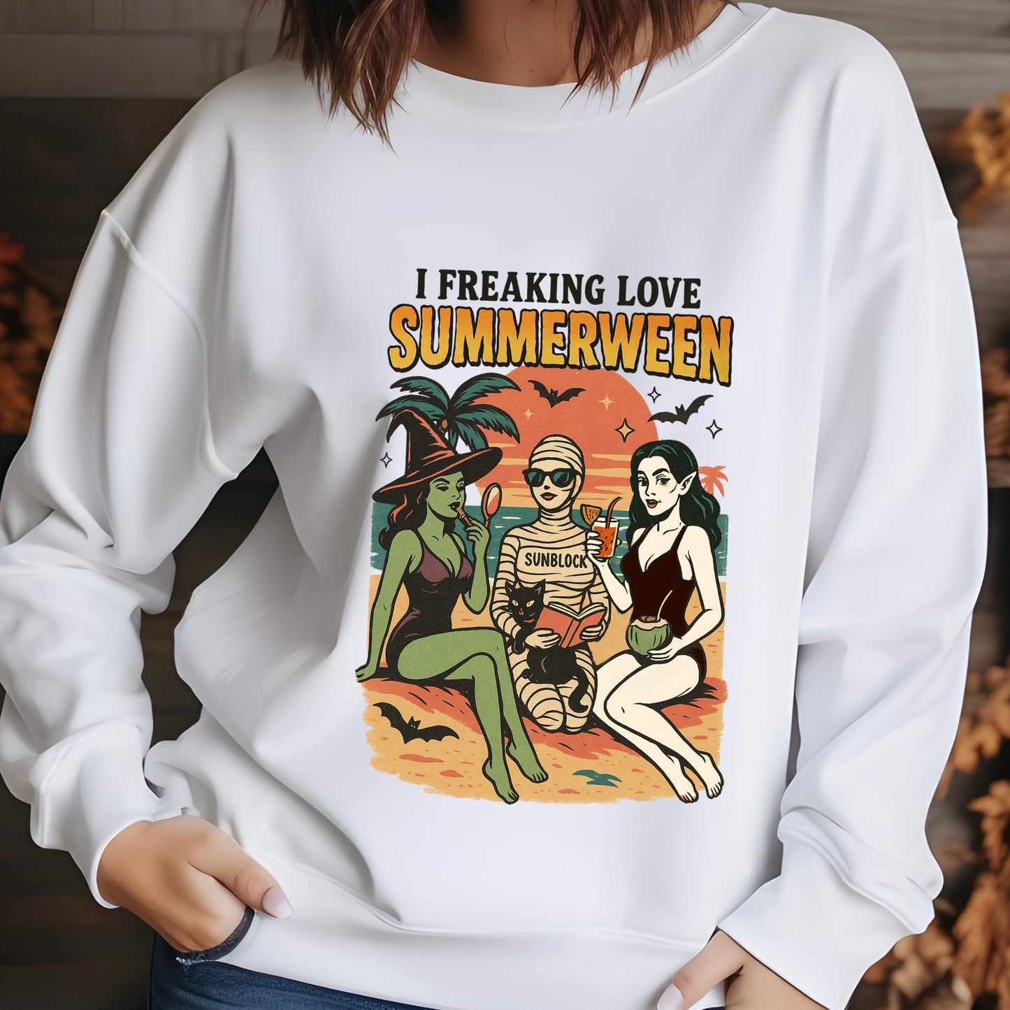 I Love Summerween Crewneck/ Hoodie