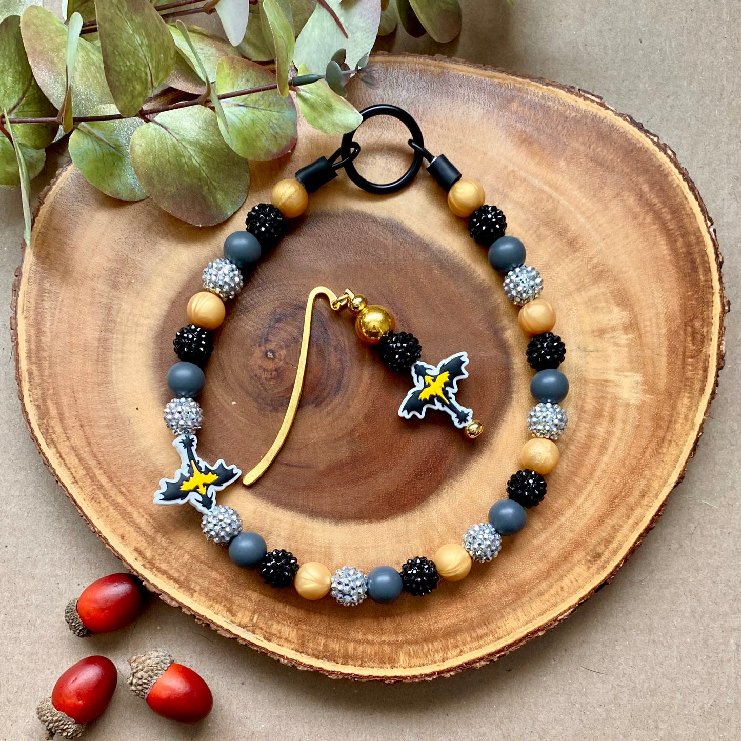 Fourth Wing Beaded Collar