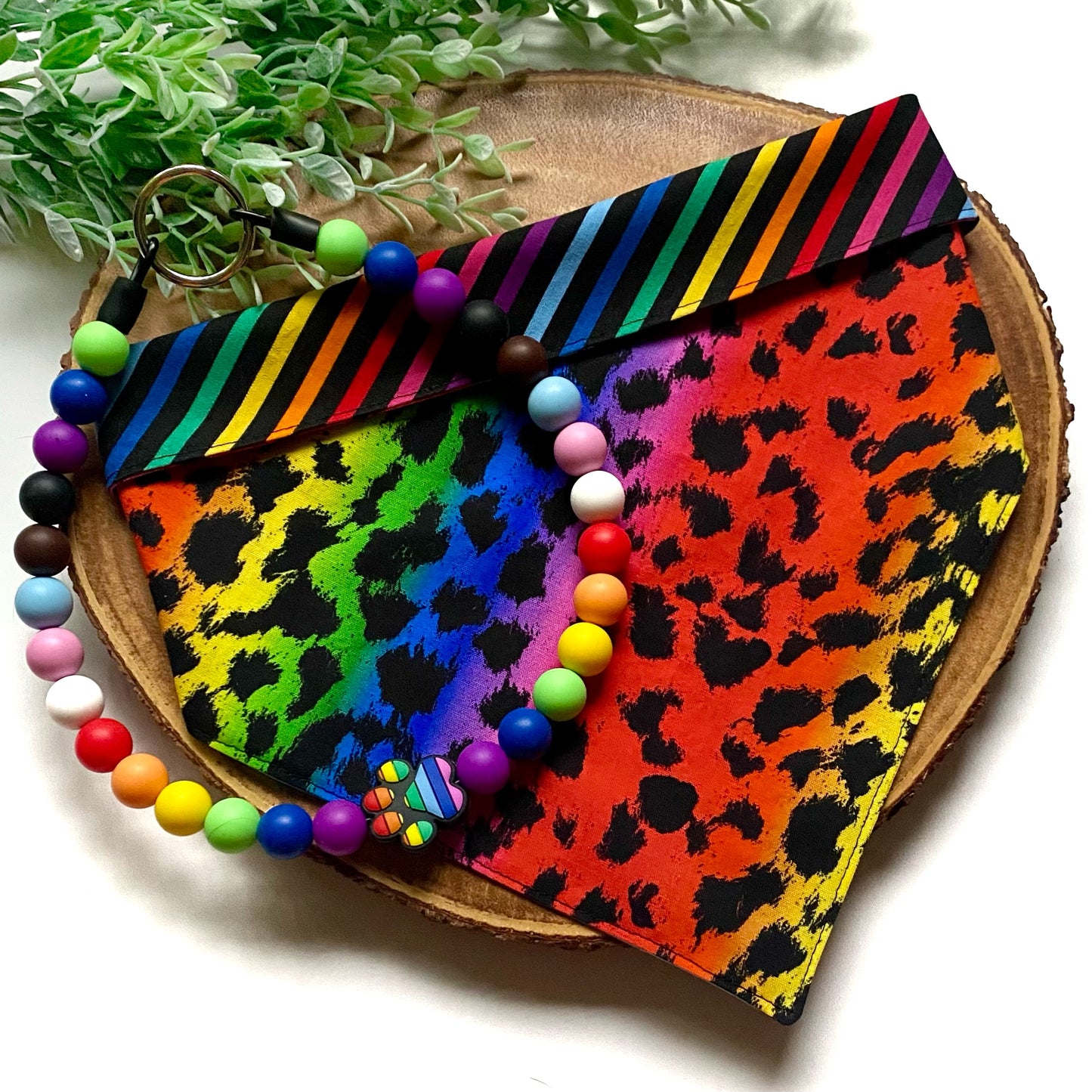 Pride Flag Beaded Collar
