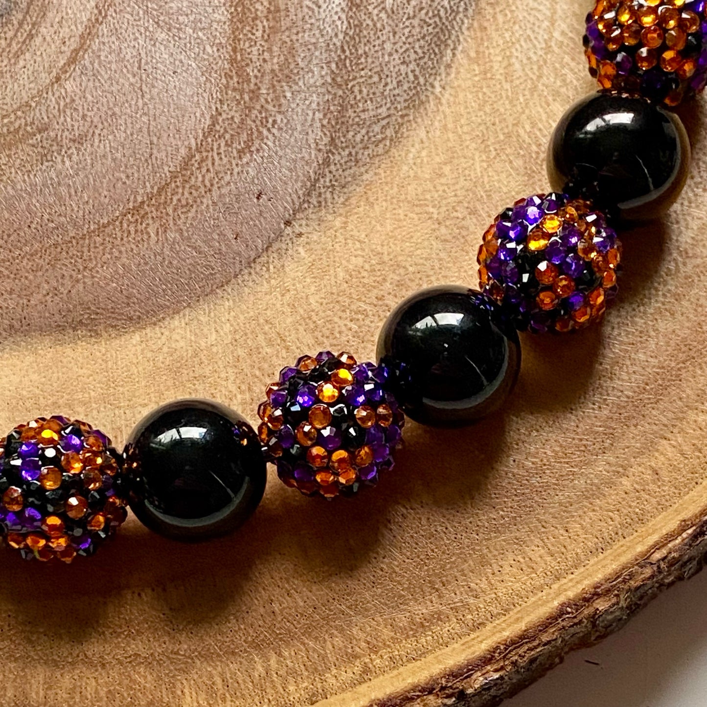 Hocus Pocus Bubblegum Beaded Dog Collar - Bully Love Boutique