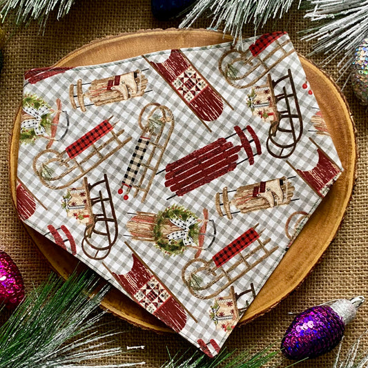 Sleigh All Day Dog Bandana