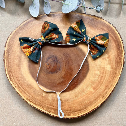 Owl Dog Double Bows