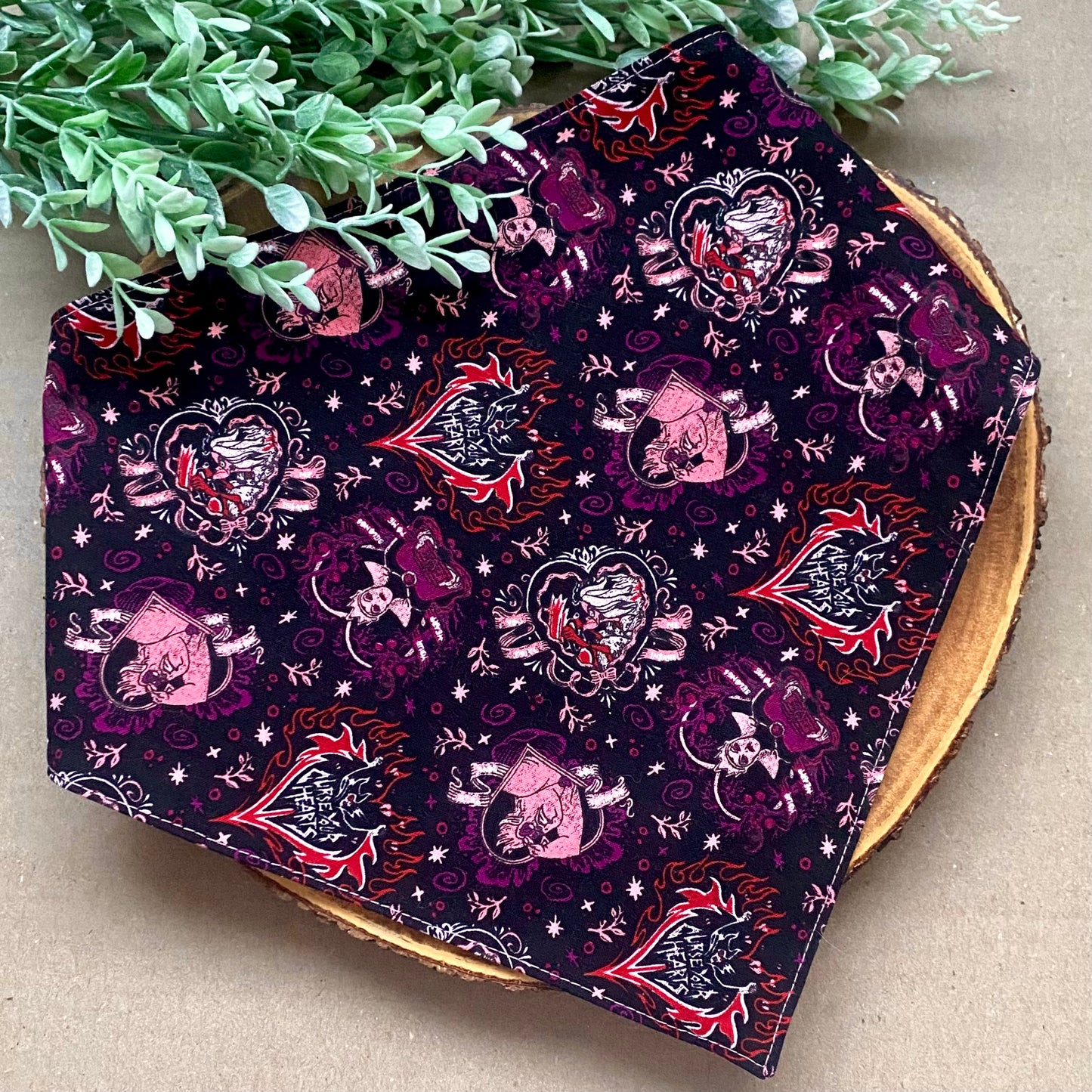 Dark Romance Valentine Dog Bandana