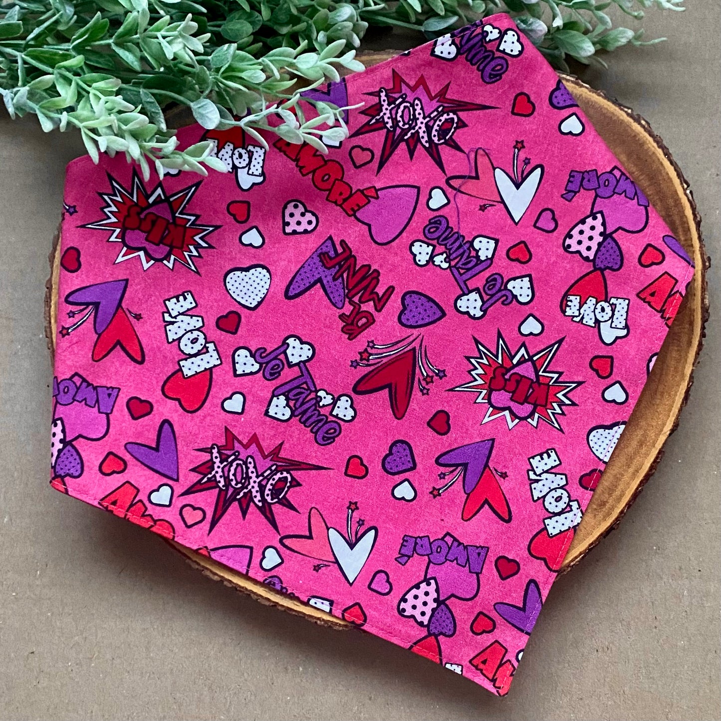 Valentine Dog Bandana