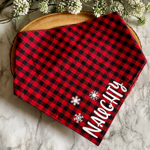 Naughty/Nice Bandana