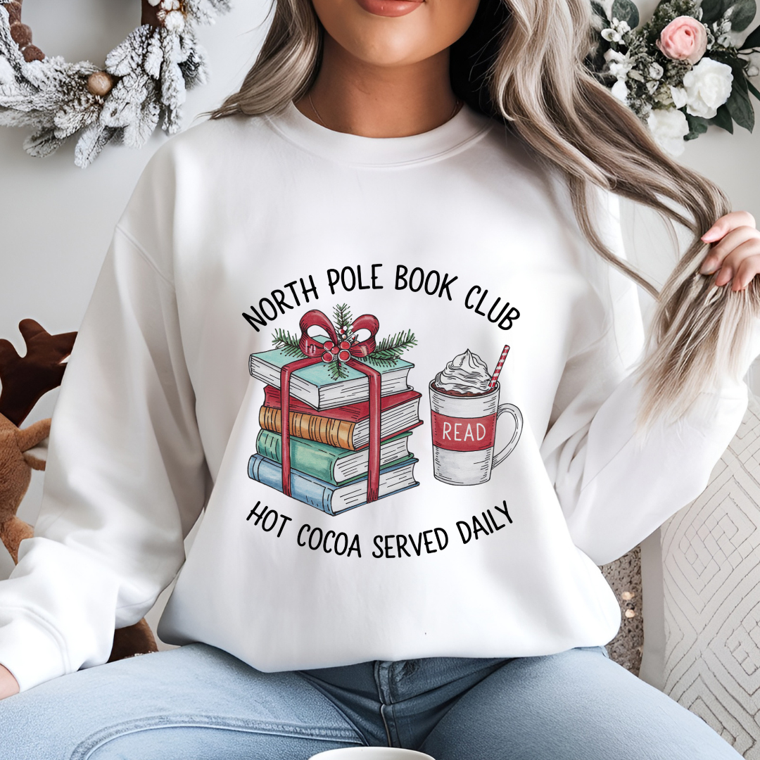 North Pole Book Club Crewneck