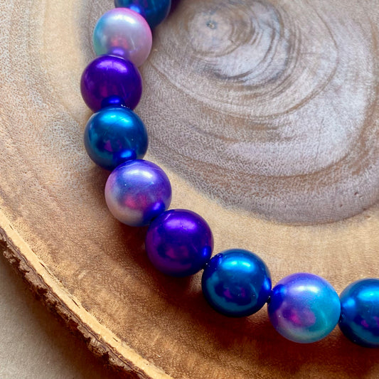 Dark Mermaid Dog Beaded Collar