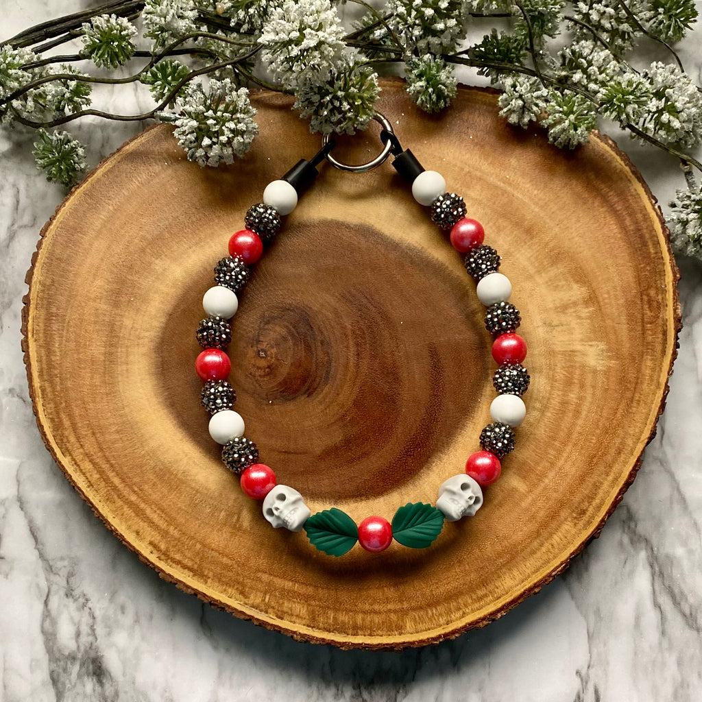 Spookmas Holly Beaded Collar