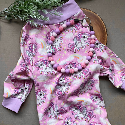 My Little Unicorn Dog Beaded Collar