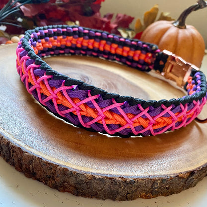 Mean Halloween Paracord Collar