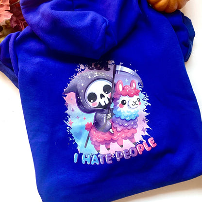 Cute But Psycho Dog Hoodie/Tshirt