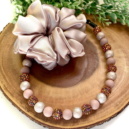 Copper Vibes Beaded Collar