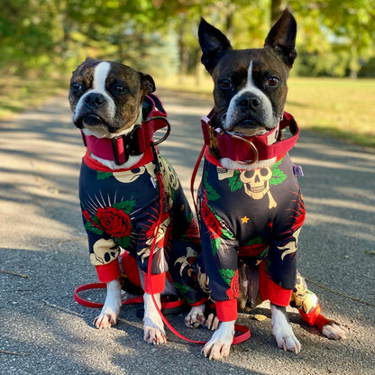 Skulls & Roses Dog Pajamas