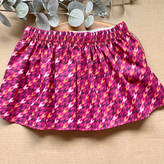 Fall Argyle Dog Skirt