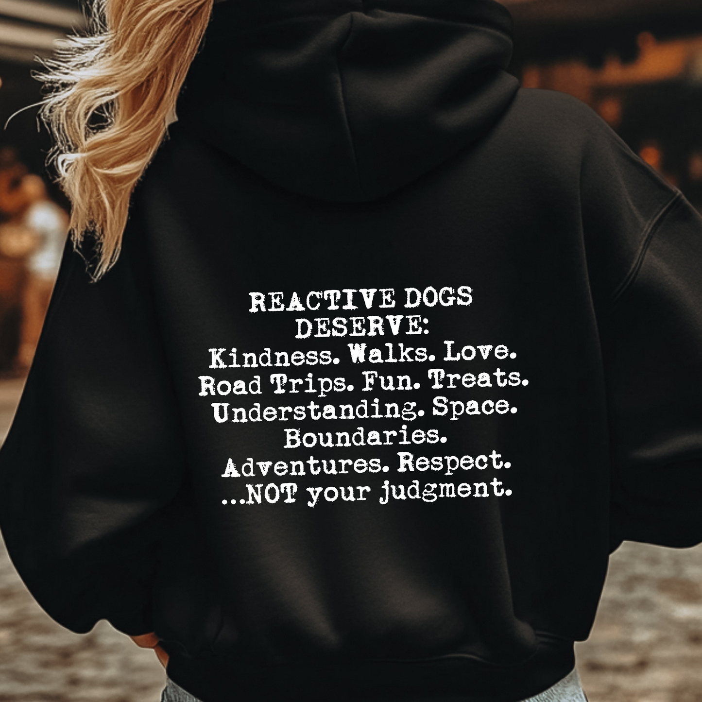 Reactive Dogs Deserve Love Crewneck