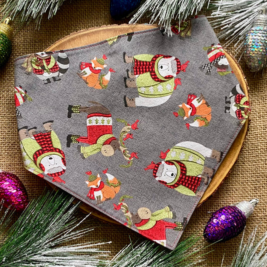 Boho Christmas Dog Bandana