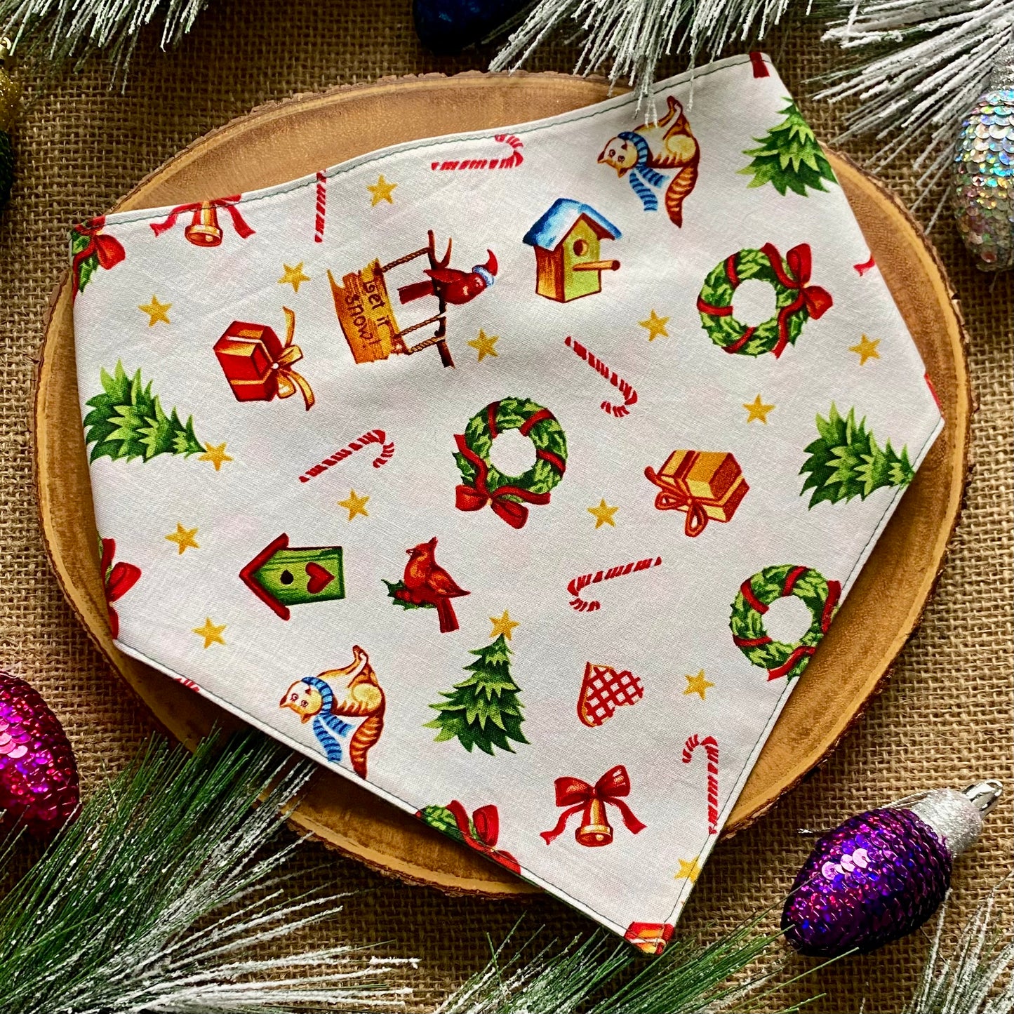 Holiday Spirit Dog Bandana