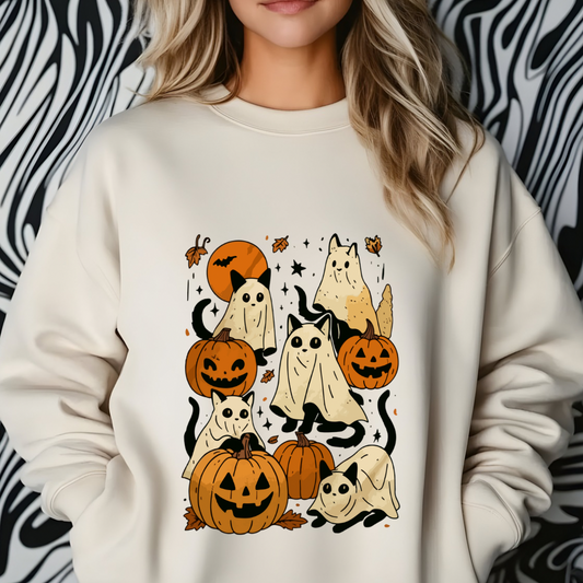 Ghosts & Cats Crewneck