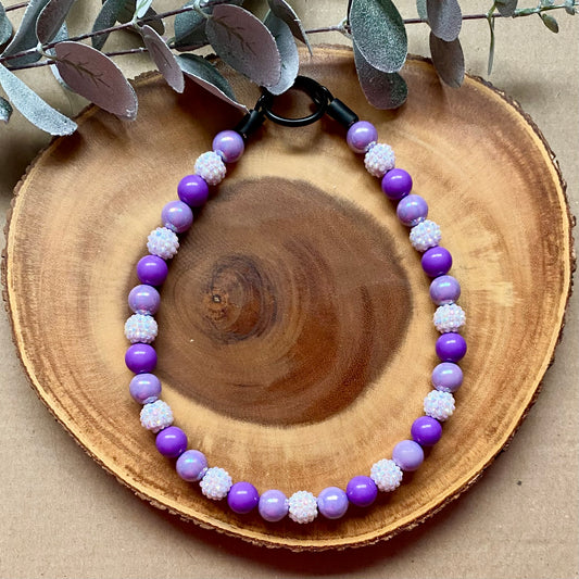 Wisteria Wonder Dog Beaded Collar
