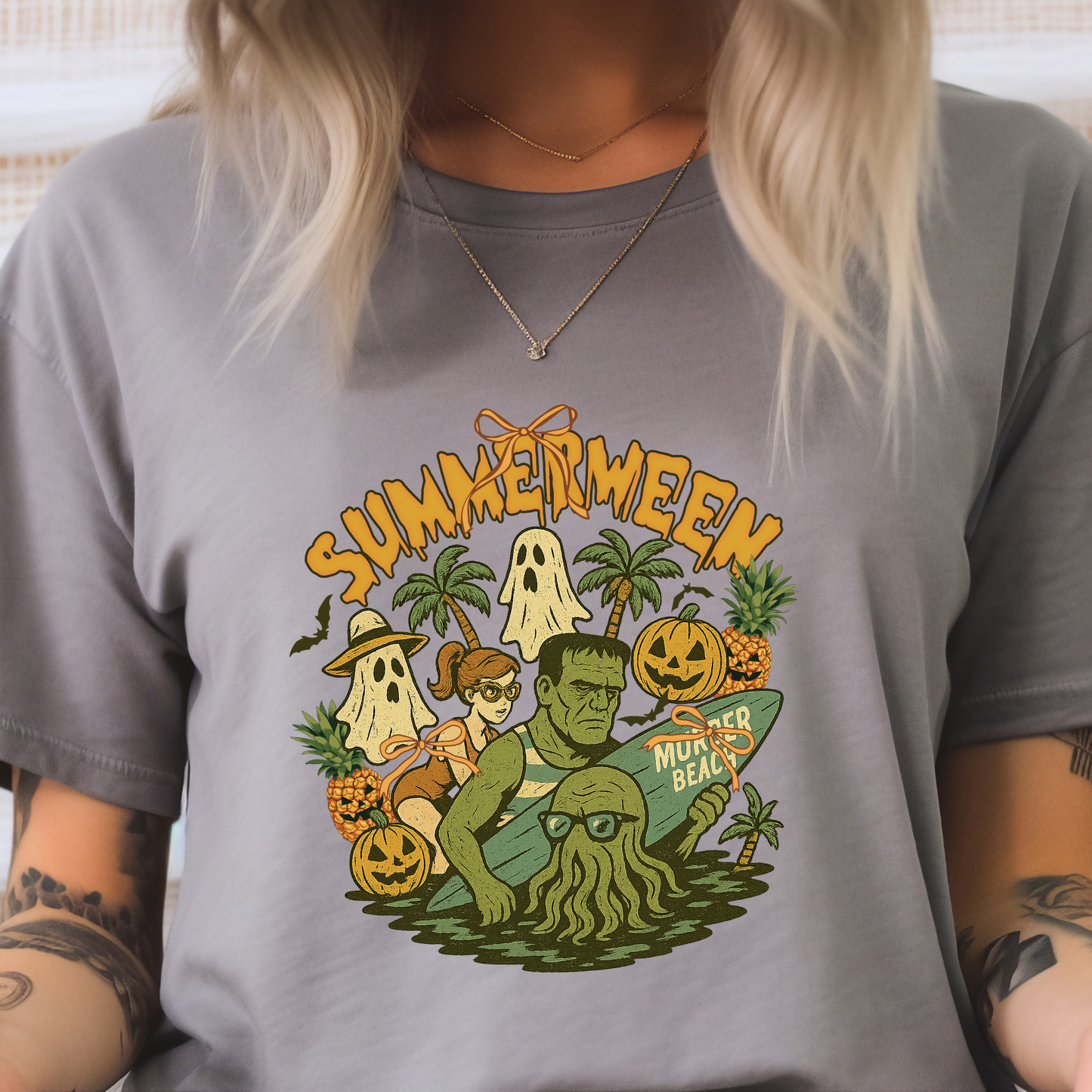 Summerween Surfin’ Tank Top/ Tshirt