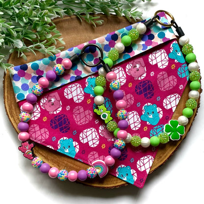 Green Carebear Beaded Collar