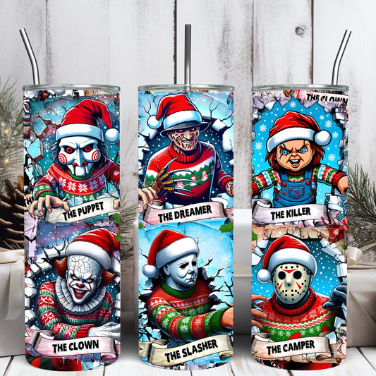 Christmas Horror Tumbler