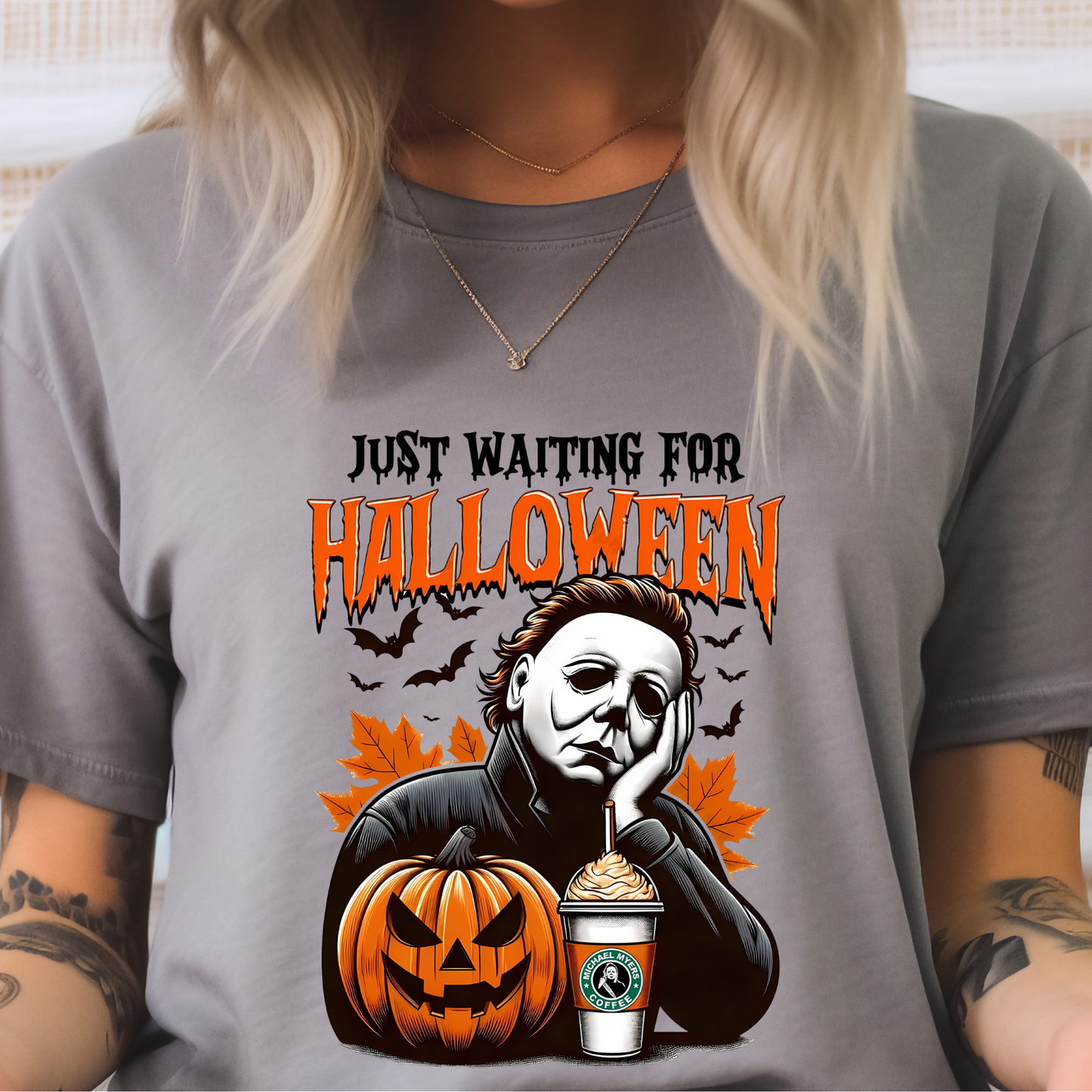 Be Waiting For Halloween Like Tank Top/ Tshirt