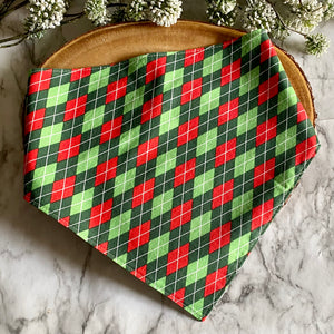 Argyle Dogs Bandana
