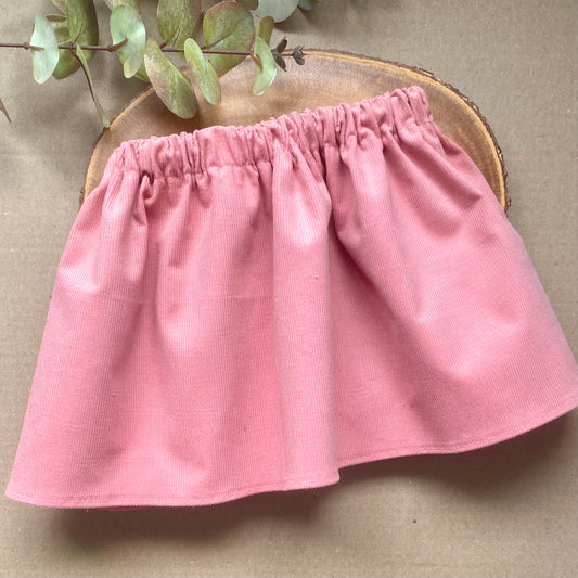 Dust Rose Corduroy Skirt