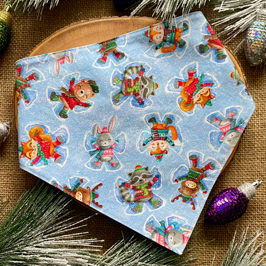 Snow Angels Dog Bandana