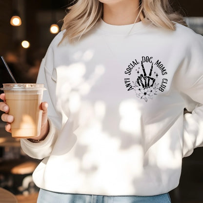 Anti Social Dog Mom Club Crewneck