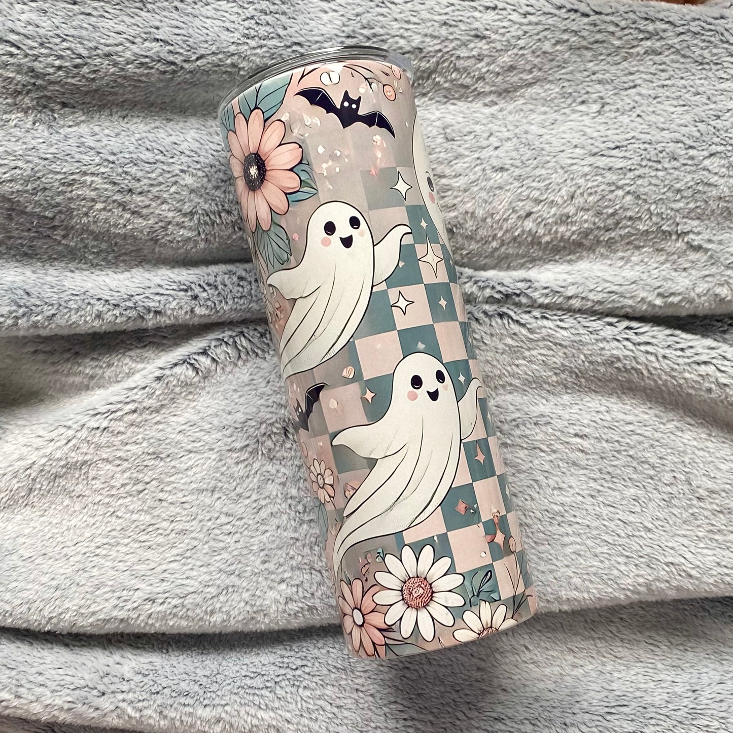 Pretty in Pink Ghost Tumbler