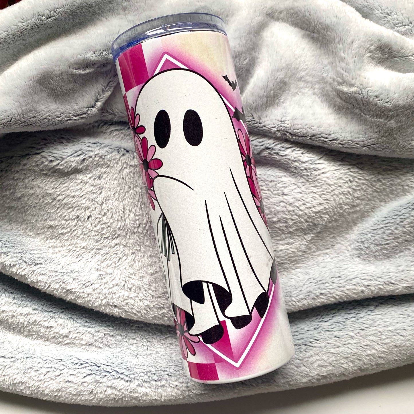 Pink Ghost Tumbler