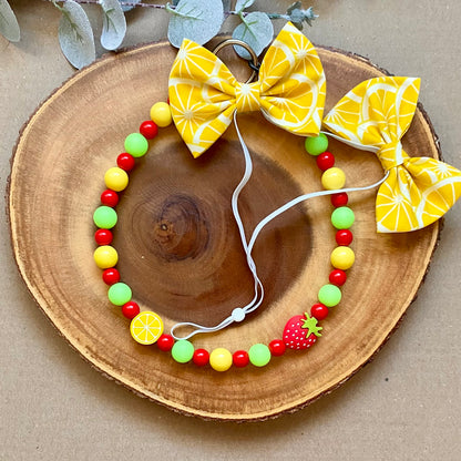 Fruity Beaded Collar