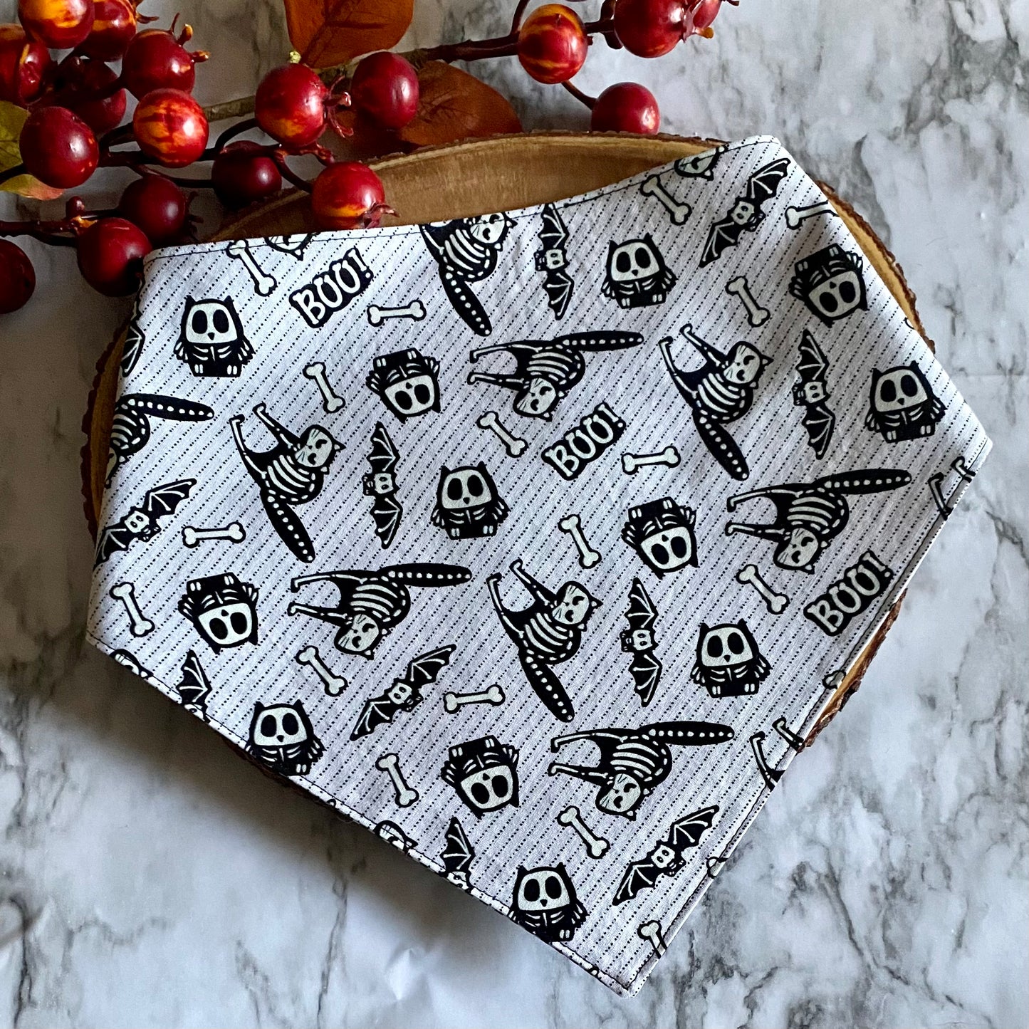 Skeleton Cat Bandana