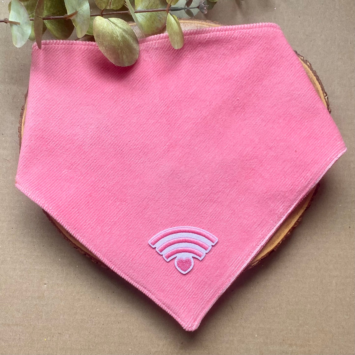 Cotton Candy Pink Corduroy Bandana