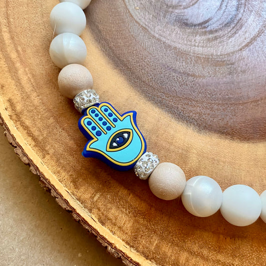 Evil Eye Beaded Collar