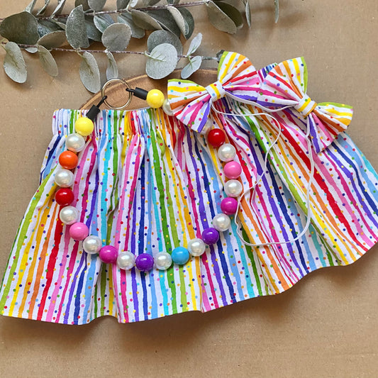 Summer Pearls Beaded Collar