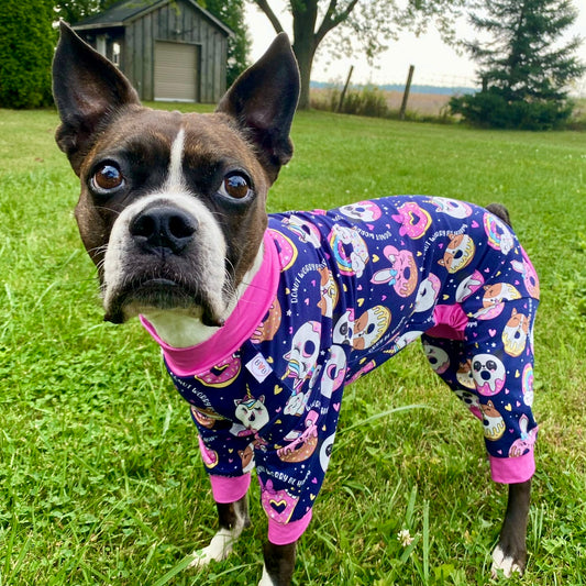 Donut You Love Me Dog Pajamas - Funny Dog Pajamas In All Sizes - Bully Love Boutique