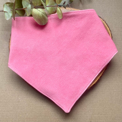 Cotton Candy Pink Corduroy Bandana