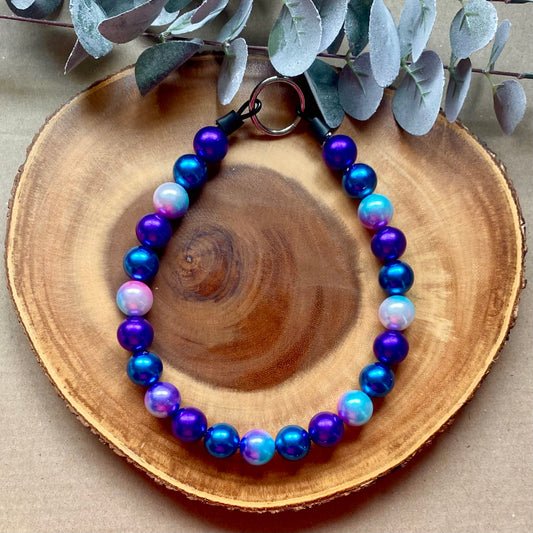 Dark Mermaid Dog Beaded Collar